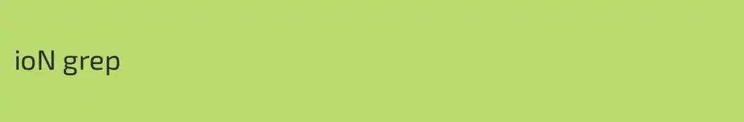 ioN grep